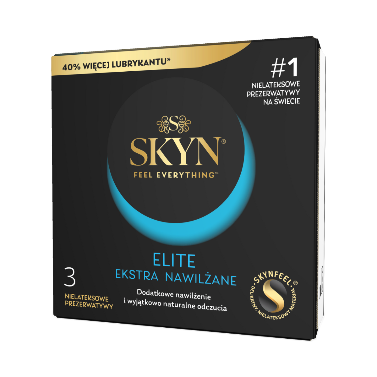 Презервативи Unimil Skyn Elite Extra Nawilżenie, 3 шт