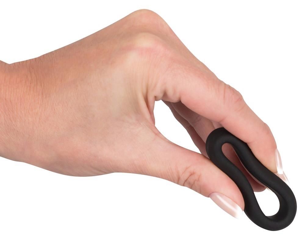 Эрекционное кольцо Velvets Cock Ring, 3.2 см (черный)