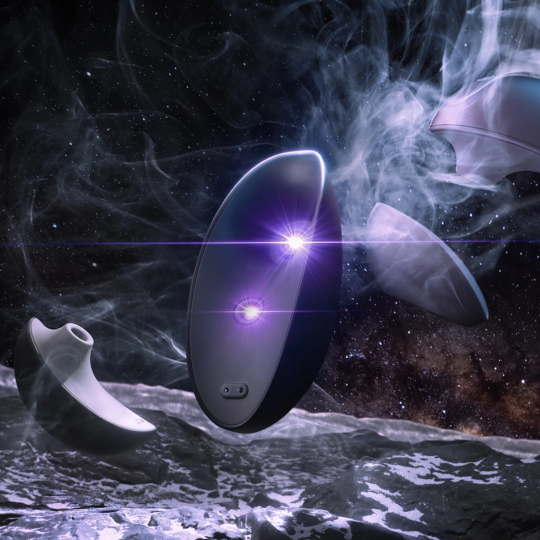 Bezdotykowy stymulator łechtaczki Svakom Pulse Galaxie (czarny)