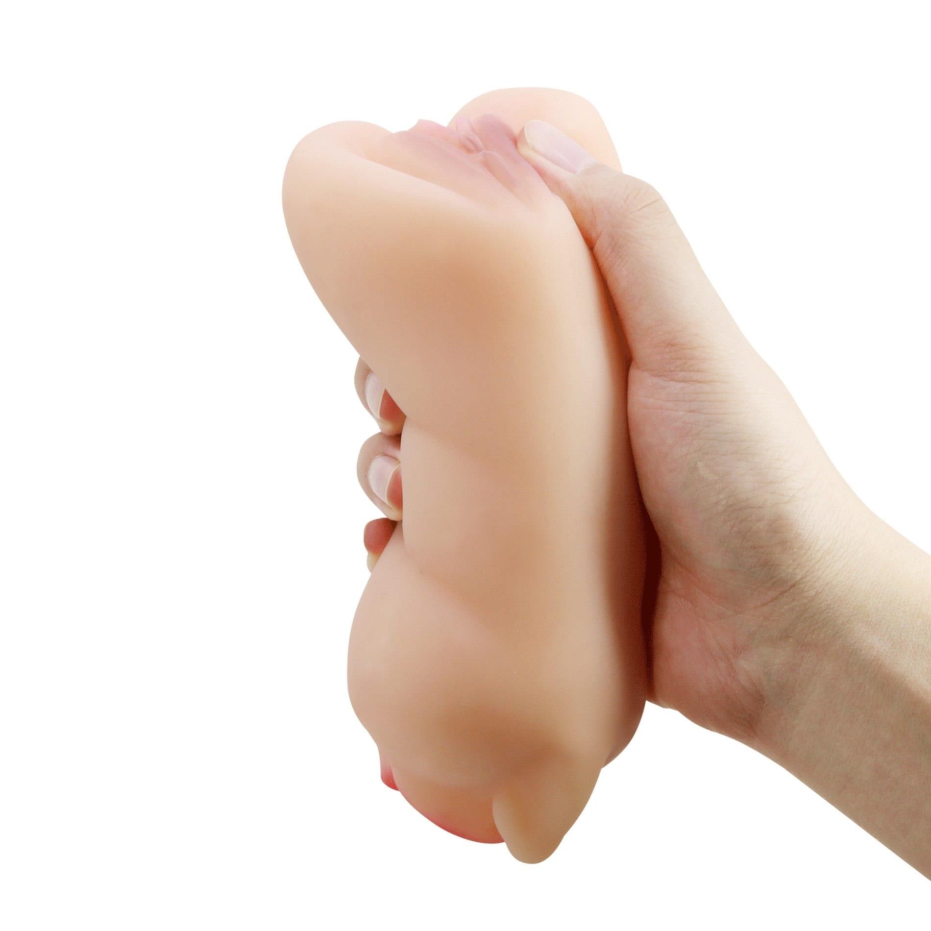 Двойной мастурбатор Crazy Bull Zoey (телесный)