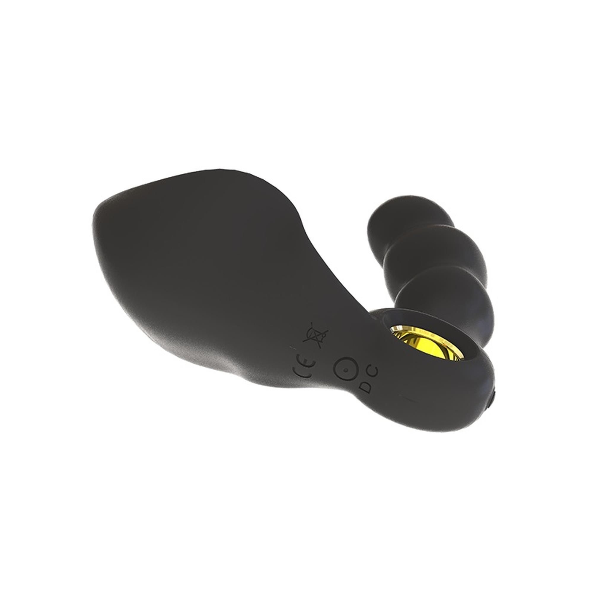 Стимулятор простаты Boss Series Angelo Male Prostate Triple, 13,7 см (черный)
