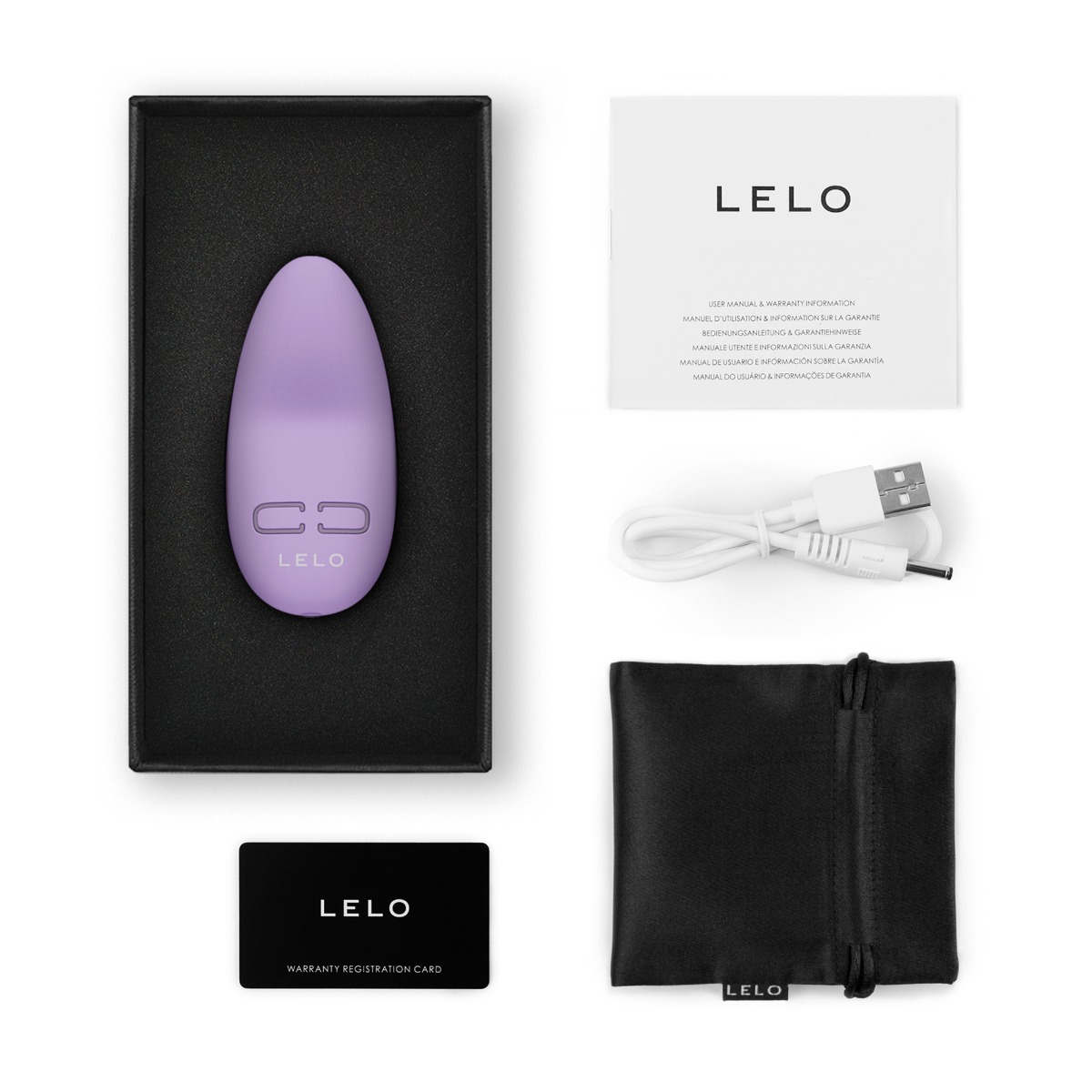 Вибратор для клитора Lelo Lily 3, 7,4 см (сиреневый)