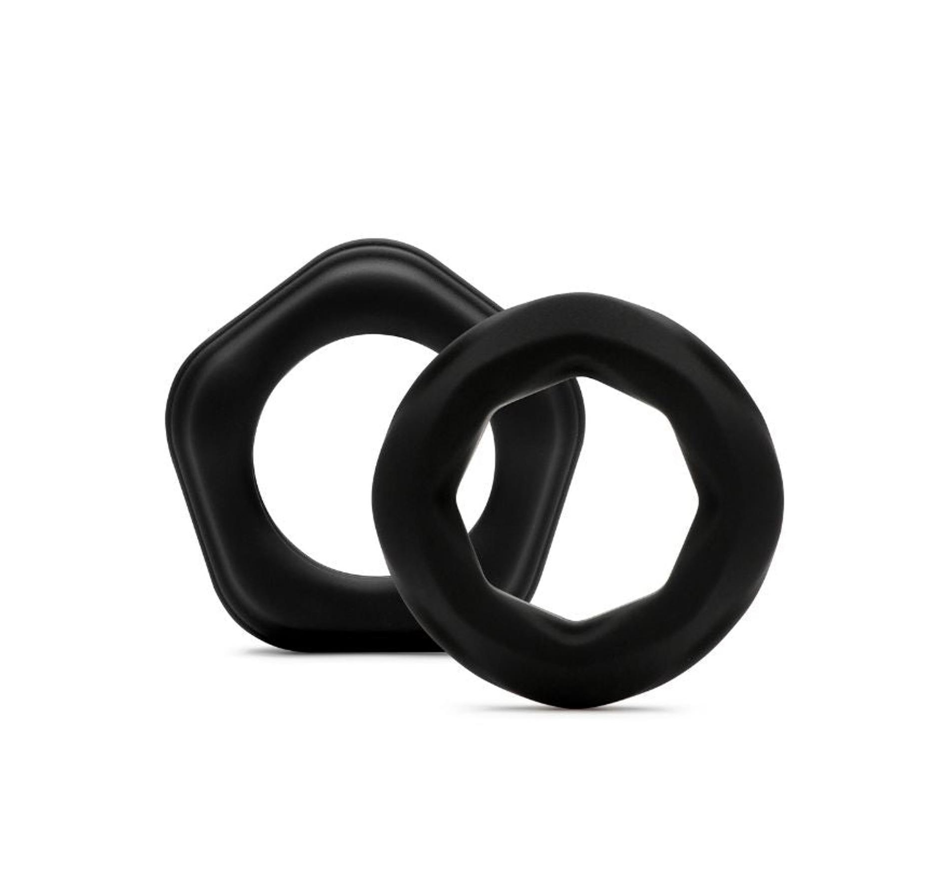 Эрекционное кольцо So Divine Men Classic Joy Ring, 2 шт (черный)