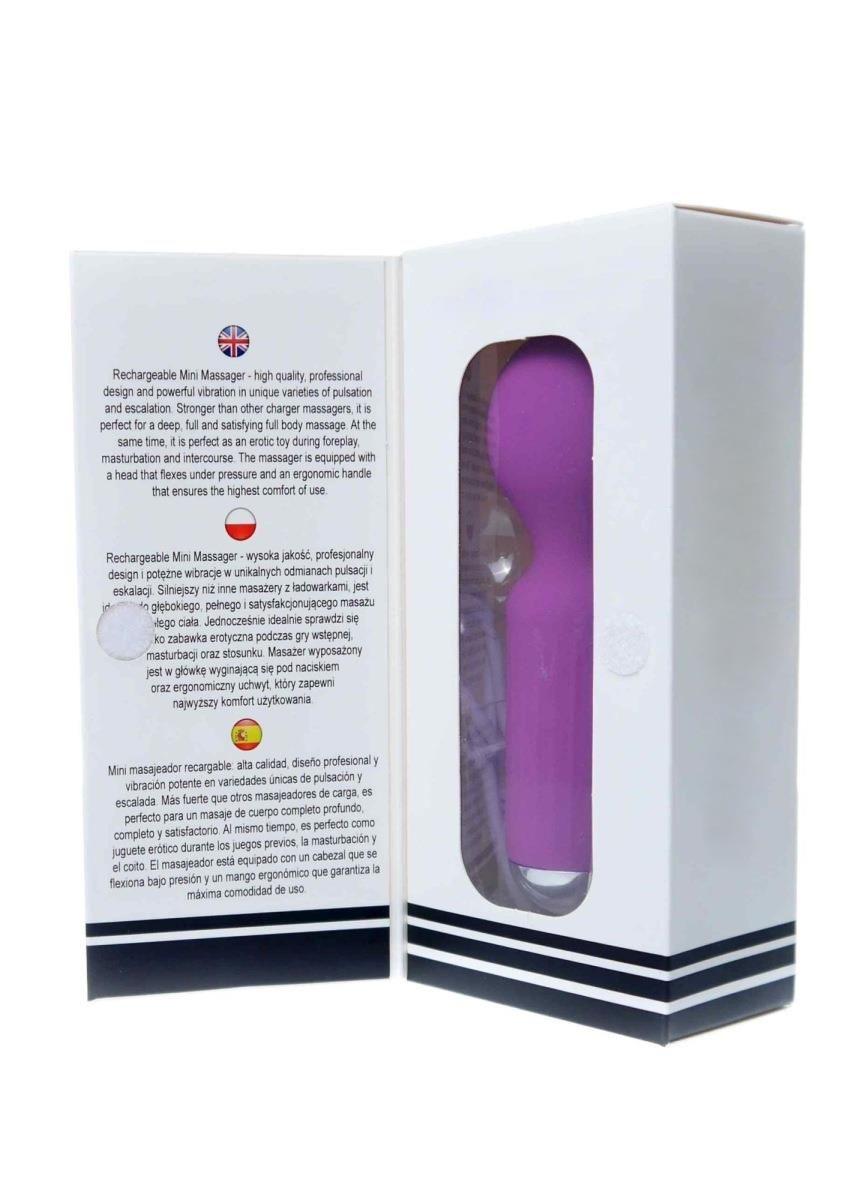 Вибромассажер Boss Series Rechargeable, 11 см (фиолетовый)