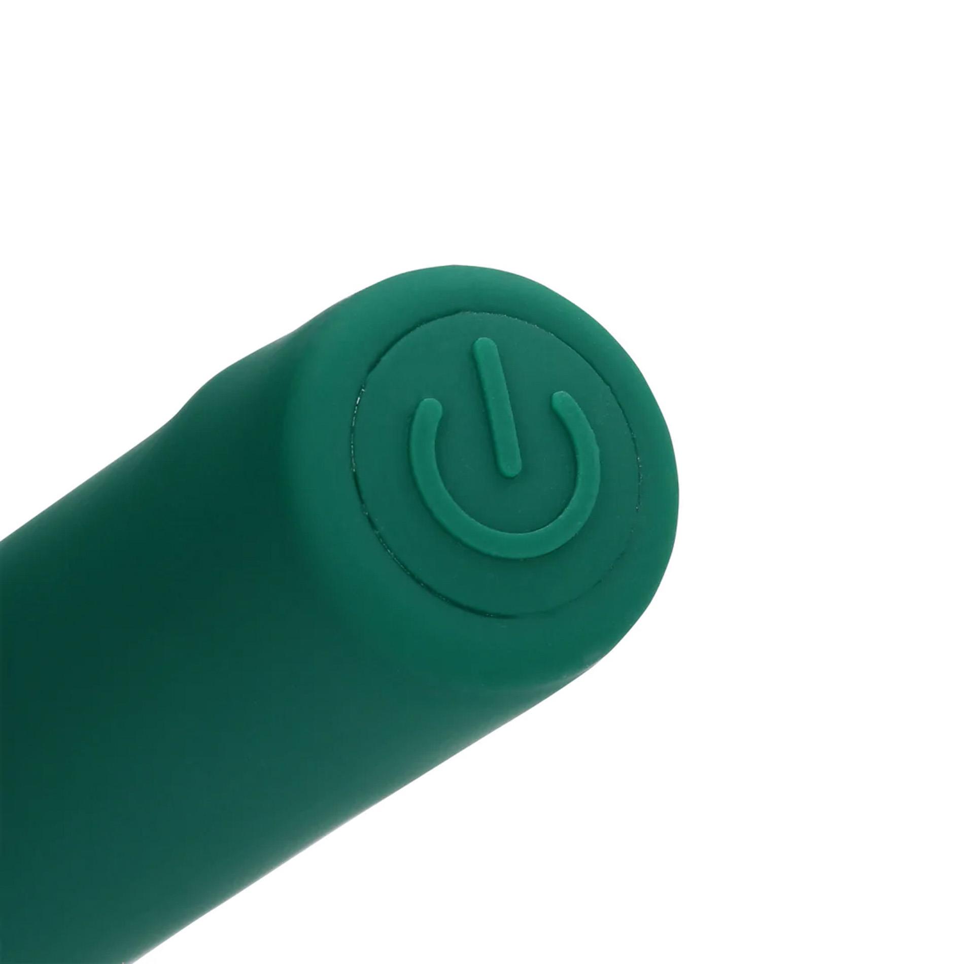 Вибратор Loveline Pulse Wave G-Spot, 22.4 см (зеленый)