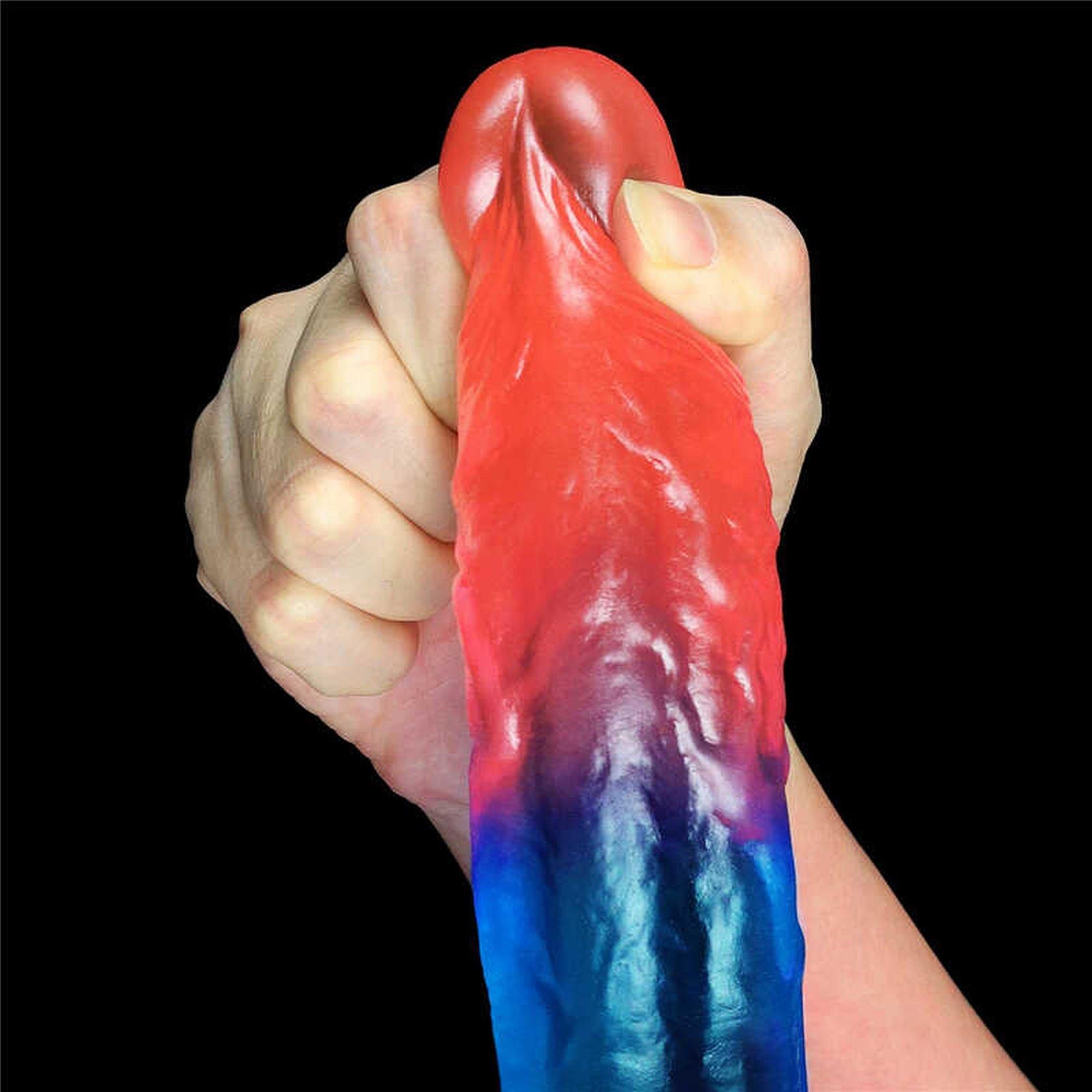 Dildo LoveToy Dazzle Studs 8", 20 cm (multi)