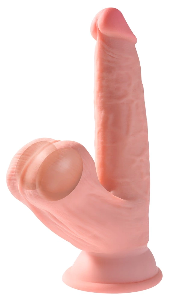 Фаллоимитатор King Cock Plus TDC With 6", 19.5 см (телесный)
