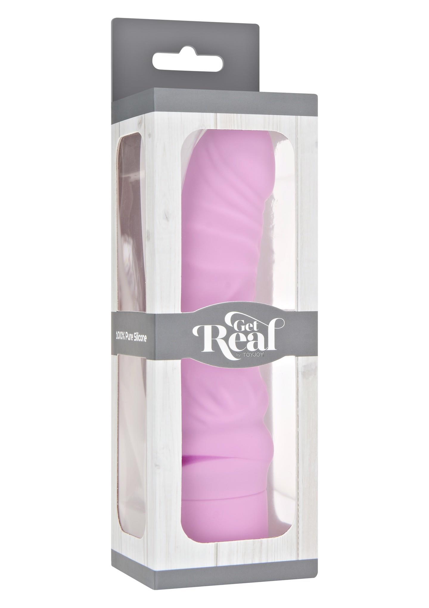 Вибратор Get Real Mini Classic G-spot, 18.2 см (розовый)