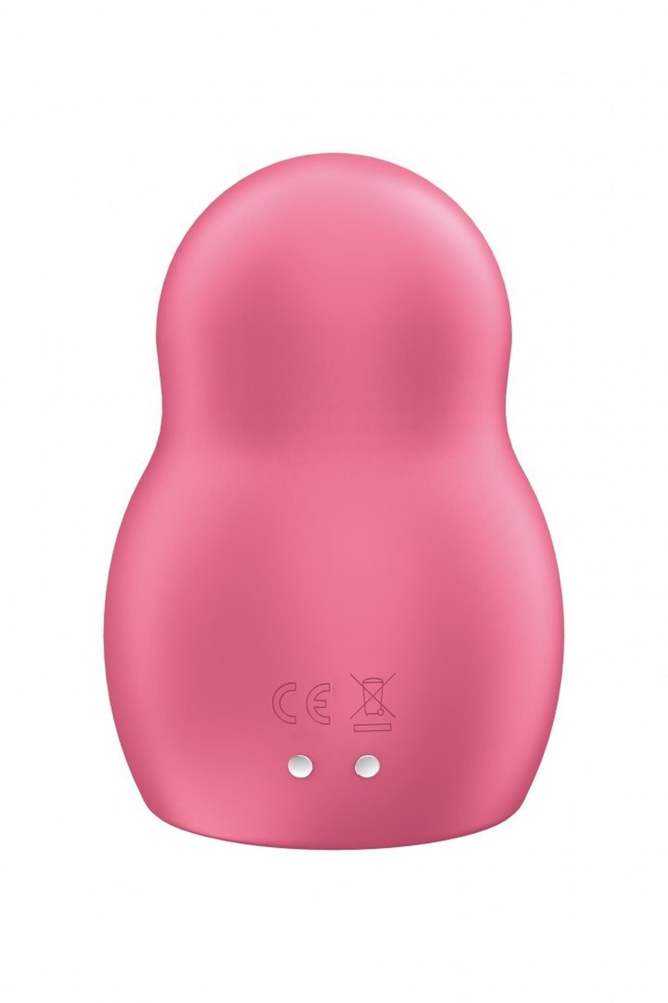 Вакуумный стимулятор клитора с вибрацией Satisfyer Pro To Go 1 (красный)