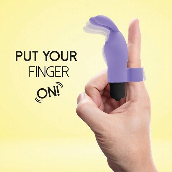 Вибратор на палец FeelzToys Magic Finger, 10 см (фиолетовый)