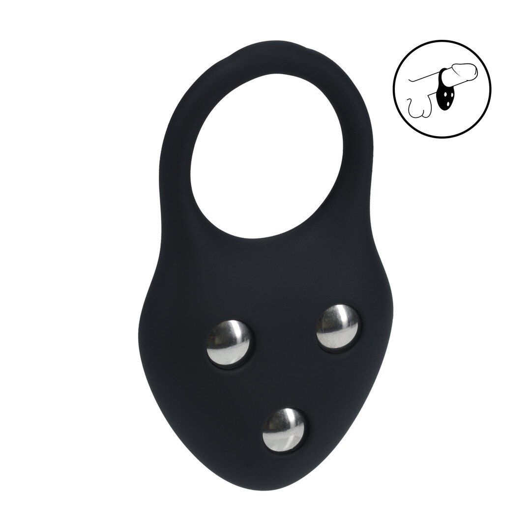 Эрекционное кольцо Levelz Training Cockring L, 8.9 см (черный)