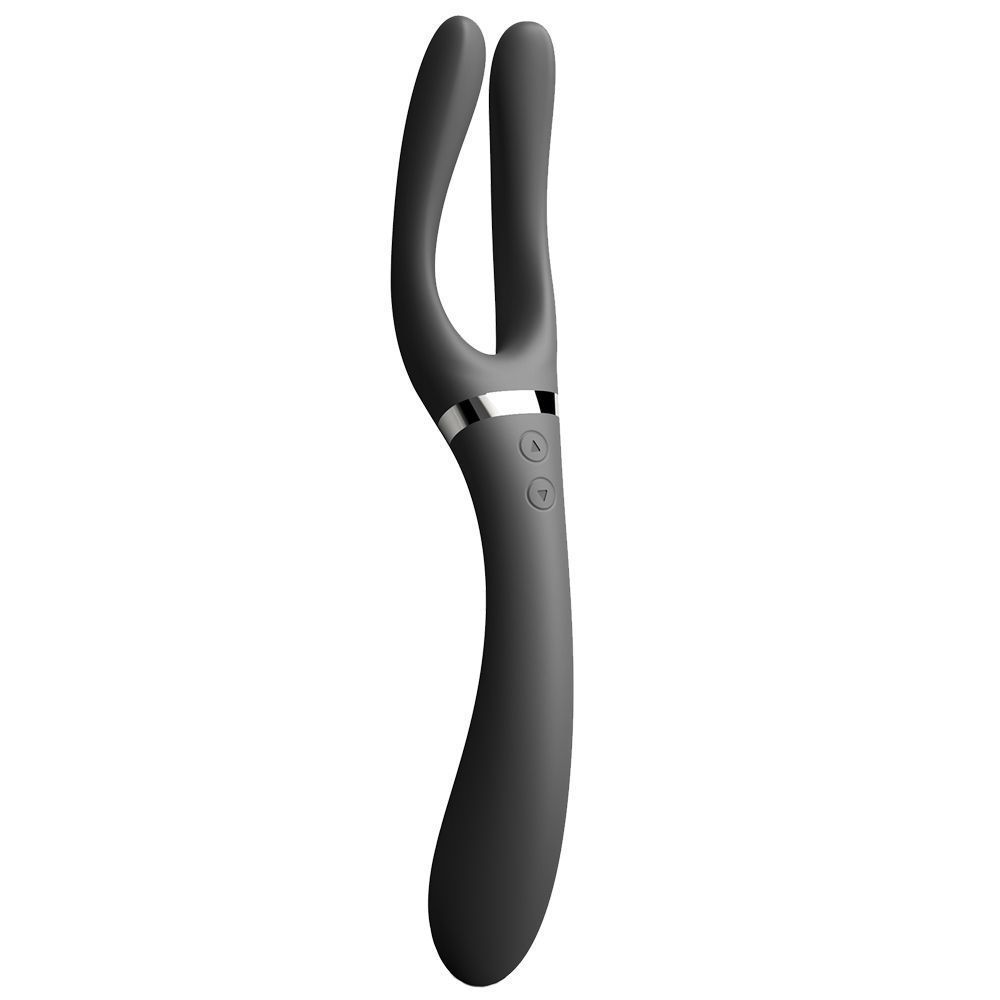 Elastyczny wibrator uniwersalny Dorcel Infinite Joy, 28,2 cm (czarny)