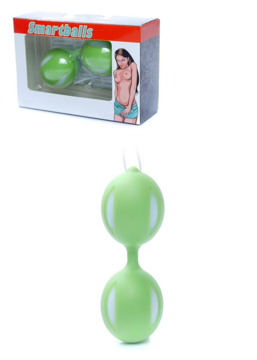 Вагинальные шарики Boss Series Smartballs, 19 см (зеленый)