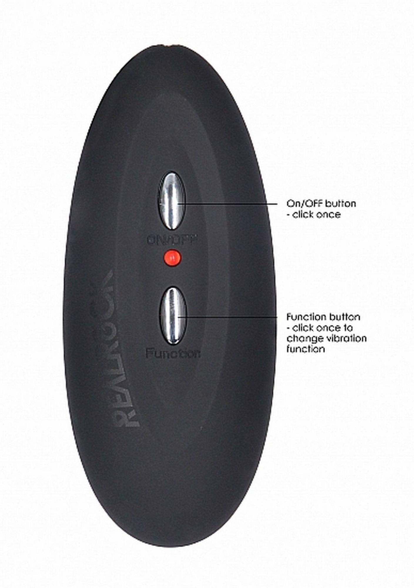 Вибратор RealRock Cock 8", 20 см (черный)