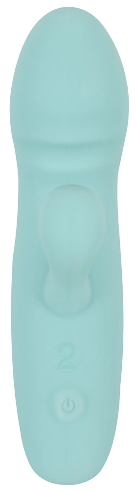Вибратор-кролик Cuties Mini Rabbit Softies, 15.5 см (бирюзовый)