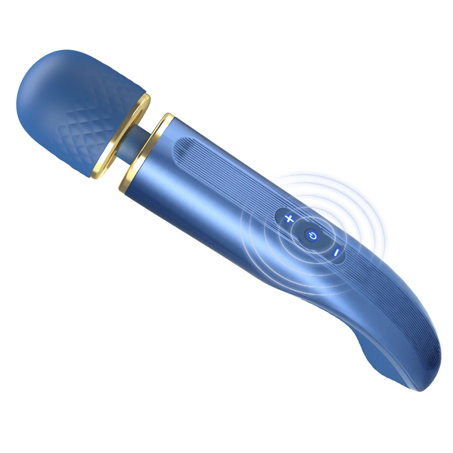 Вибромассажер Pretty Love Colorful Massager, 24 см (синий)