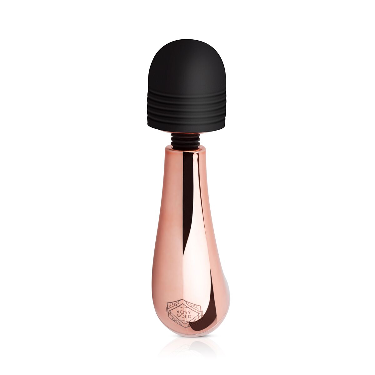 Вибратор Rosy Gold Nouveau Mini Curve, 12 см (розовое золото)