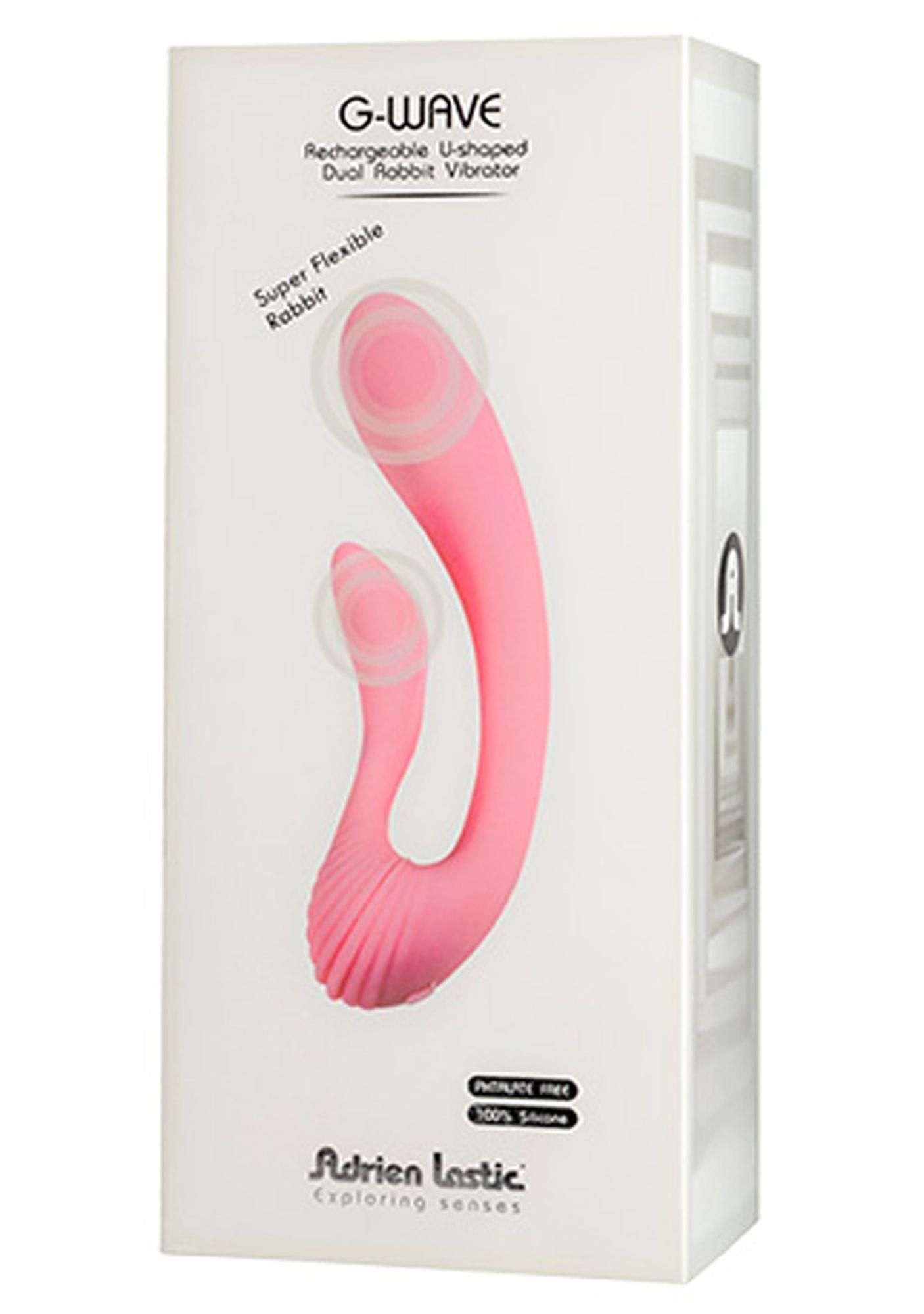 Вибратор Adrien Lastic G-Wave, 18 см (розовый)