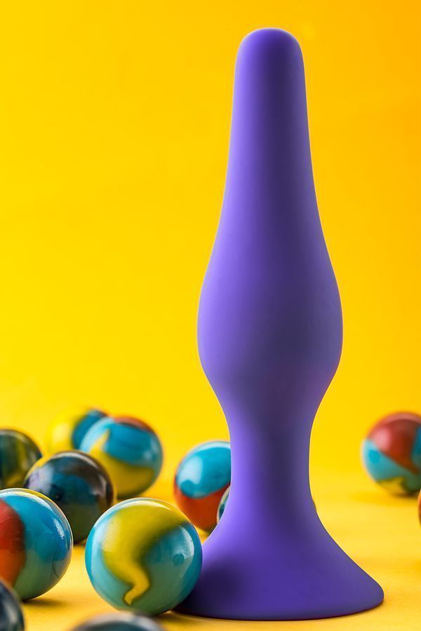 Анальна пробка Bomp A-Toys Toyfa, 10.2 см (фіолетовий)