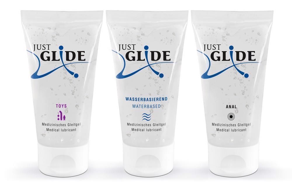 Набор лубрикантов на водной основе Orion Just Glide, 3x50 мл