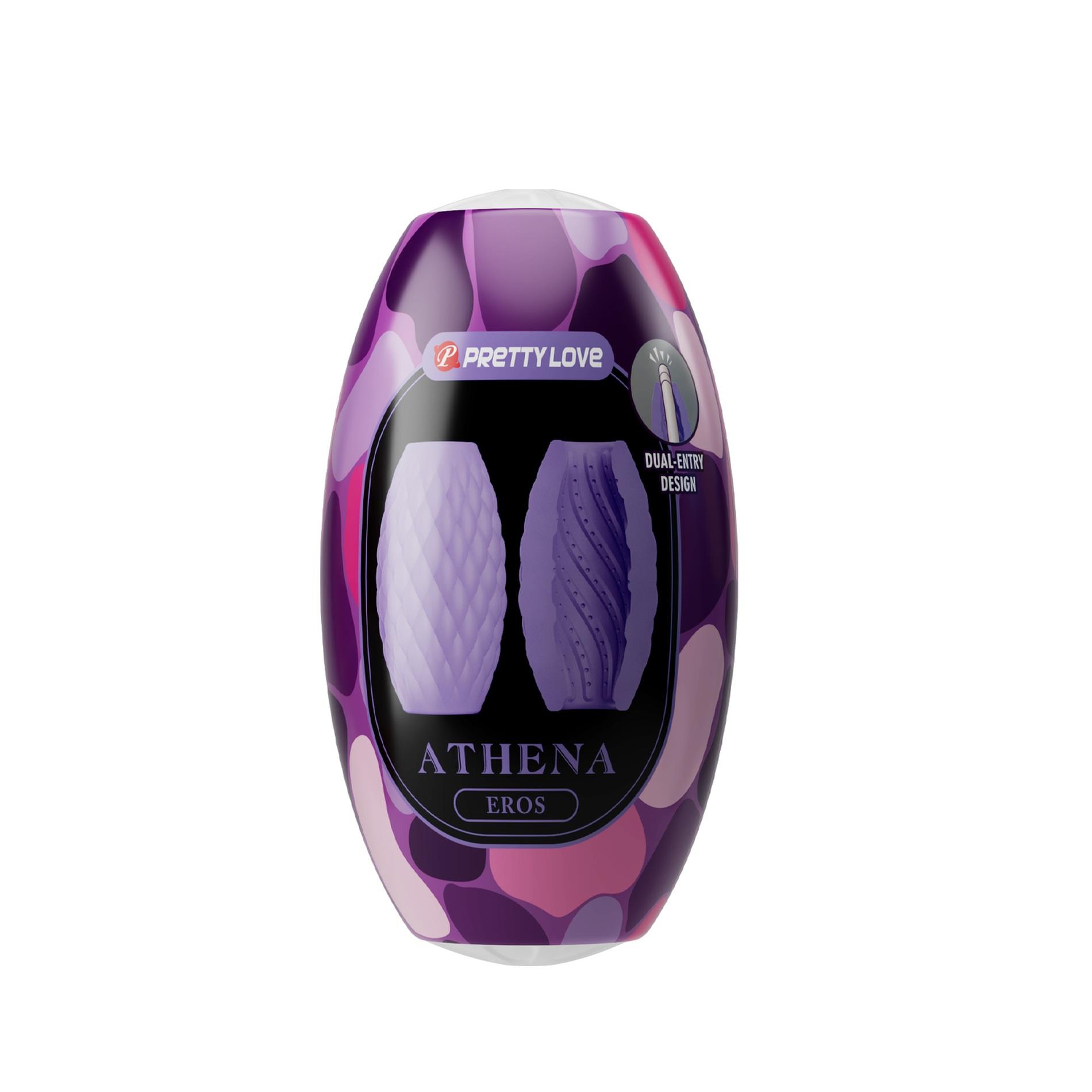 Мастурбатор Pretty Love Athena Eros, 7.6 см (фиолетовый)