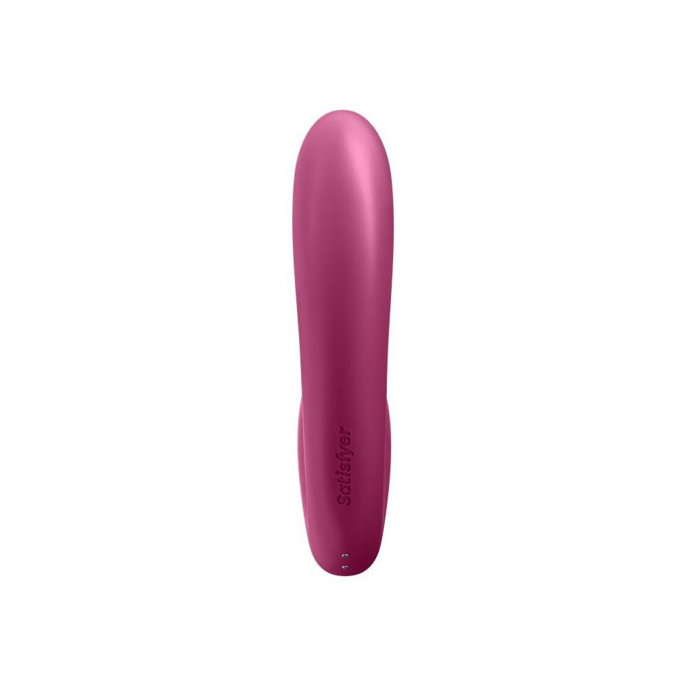 Вакуумний стимулятор клітора з вібрацією Satisfyer Sunray (малиновий)