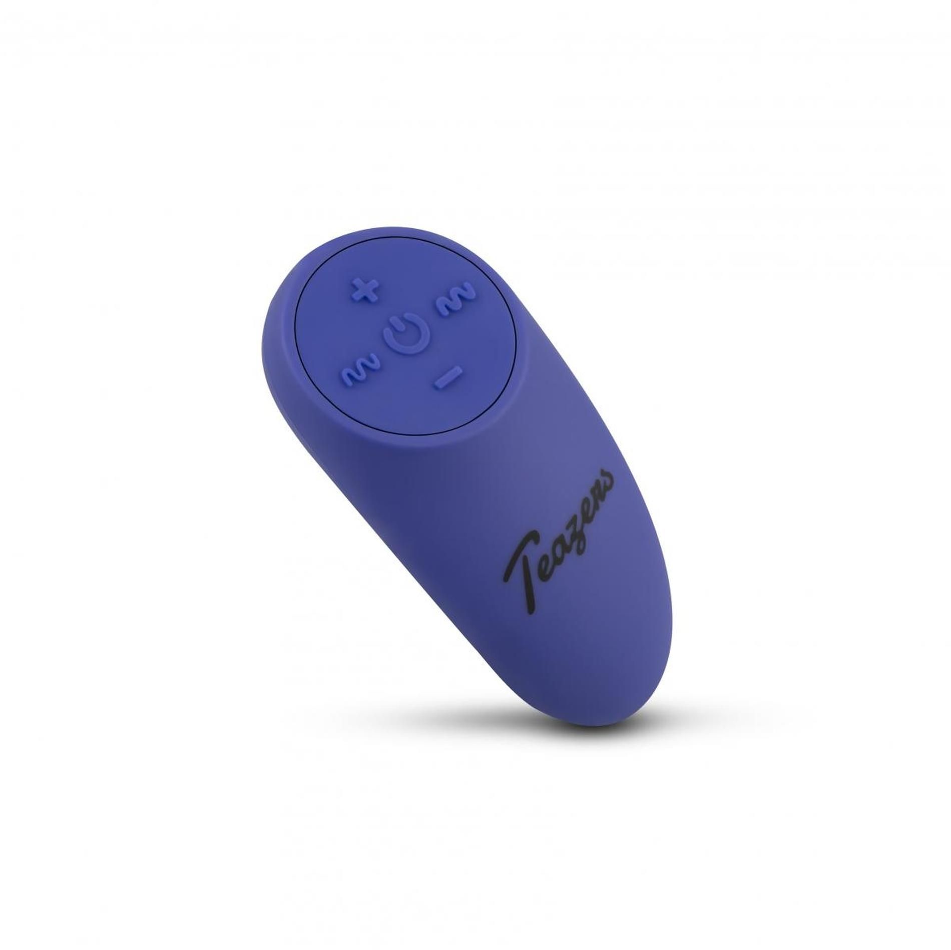 Wibrujące jajko Teazers Egg with Remote, 18.5 cm (niebieski)