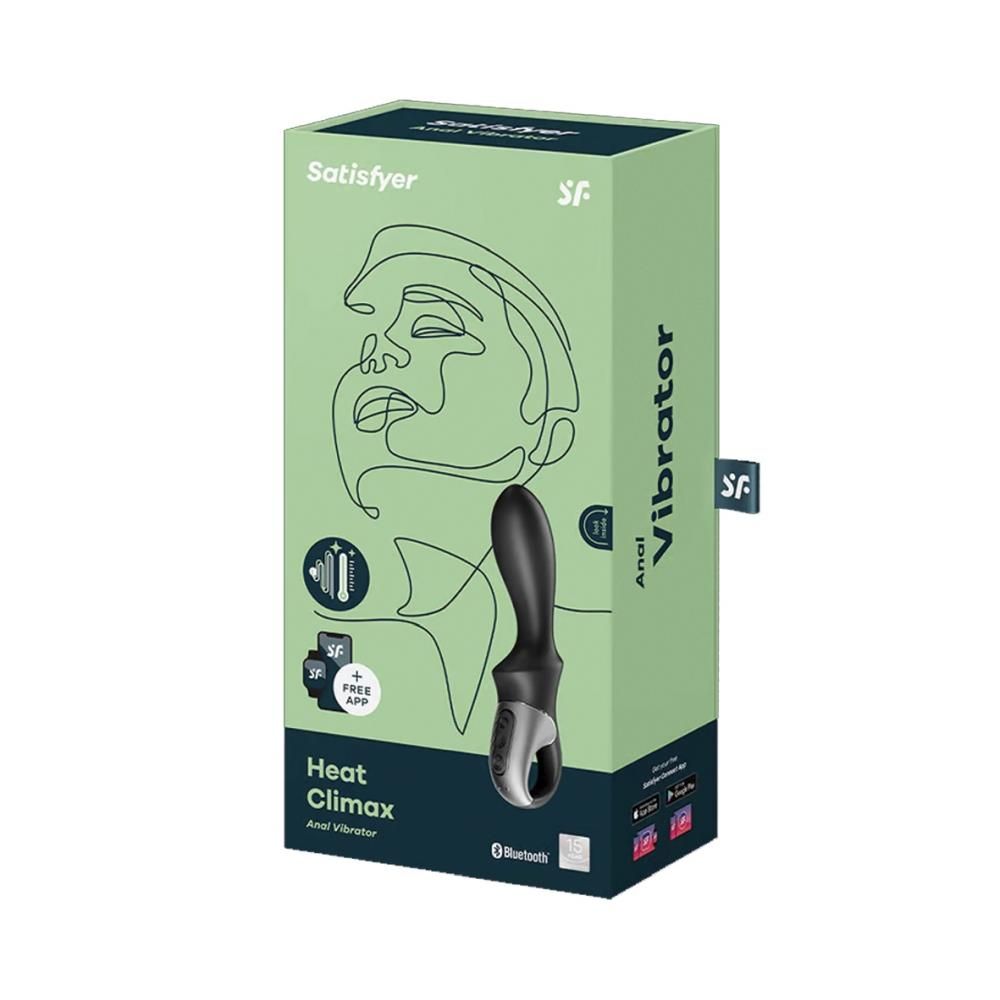 Вібратор Satisfyer Heat Climax, 20.5 см (чорний)