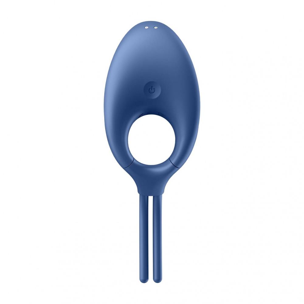 Виброкольцо Satisfyer Swordsman, 14.2 см (синий)
