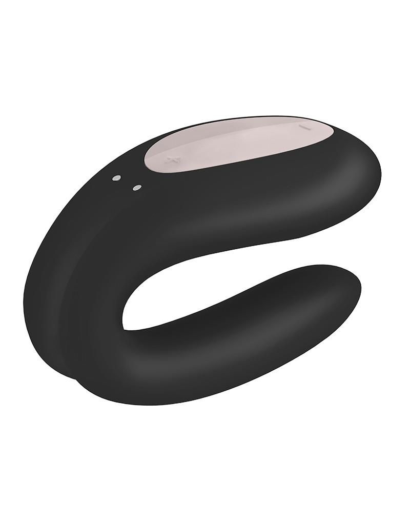 Вібратор для пар Satisfyer Double Joy, 9 см (чорний)