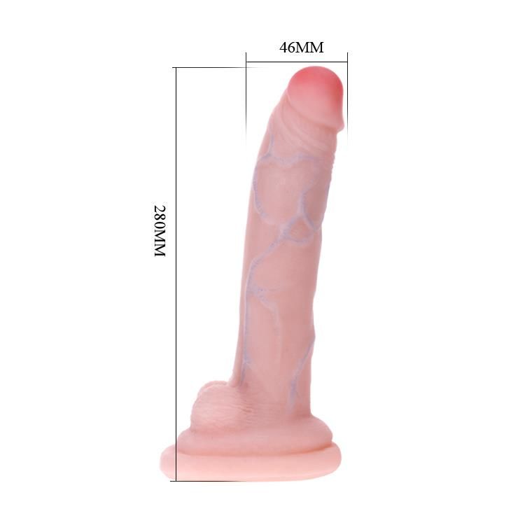 BAILE Super Saver - Dildo, W kolorze cielistym, 28 cm