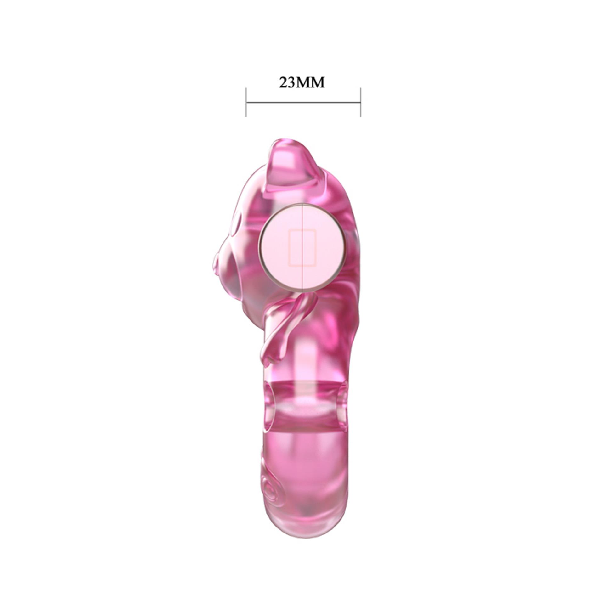 Эрекционное кольцо Baile Bear Cock Ring, 5.3 см (розовый)