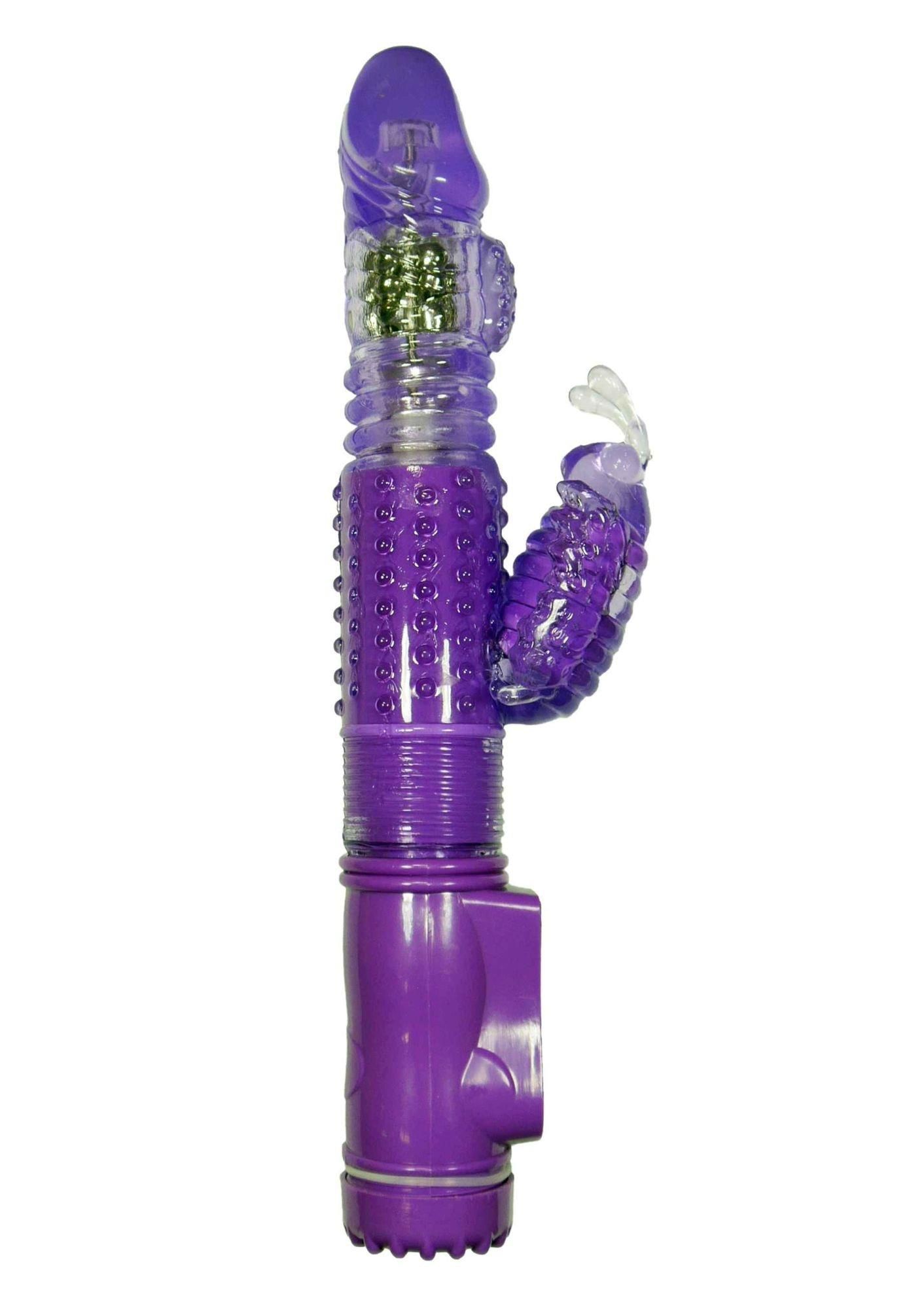 Вібратор-кролик Boss Series Rabbit Massager, 24.5 см (фіолетовий)