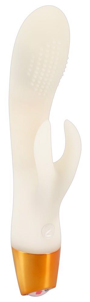 Вибратор-кролик Glow In The Dark Rabbit, 19.5 см (белый)