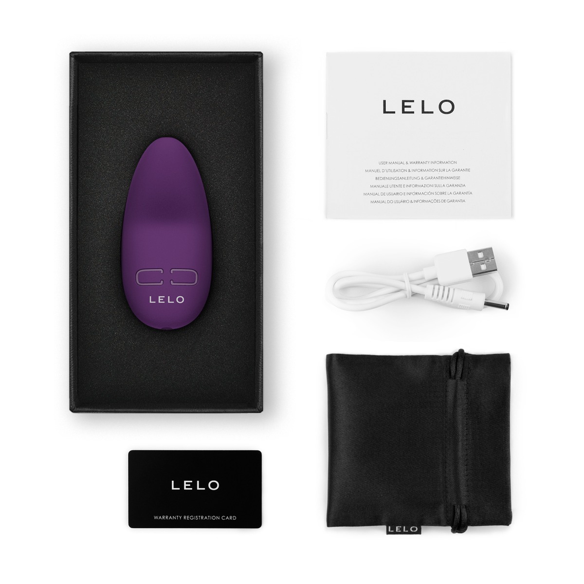 Вибратор для клитора Lelo Lily 3, 7,4 см (фиолетовый)