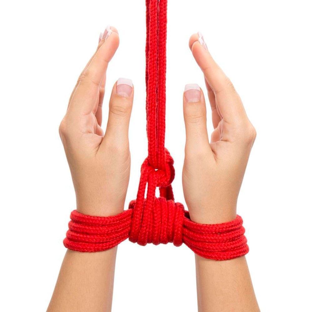 Lovetoy Bondage Rope - Lina do bondage, Czerwony
