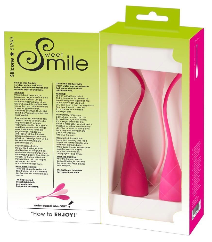 Вагинальные шарики Sweet Smile 3 Kegel Training Balls, 3 шт (мульти)