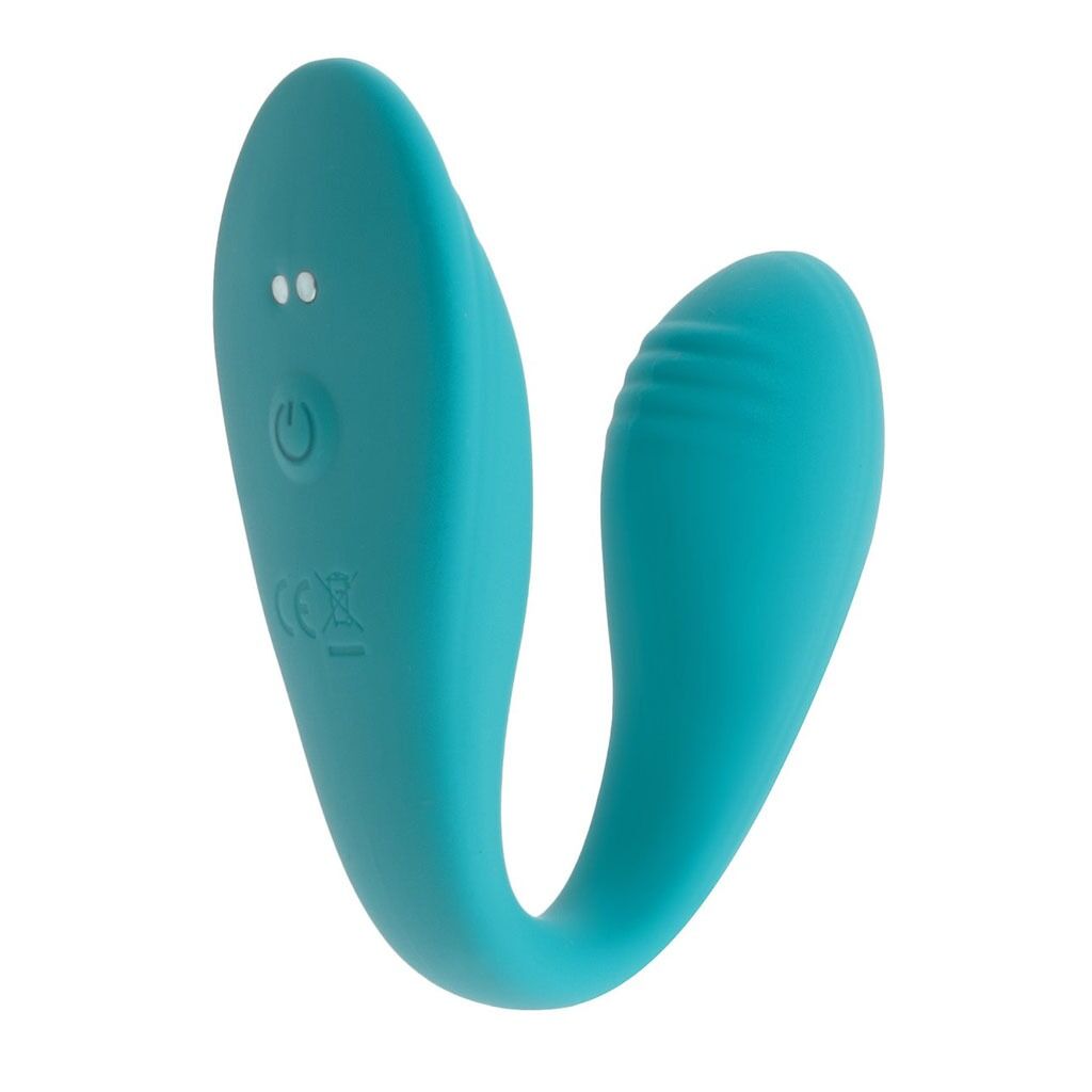 Вибратор S Pleasures Premium Delight, 7.5 см (бирюзовый)