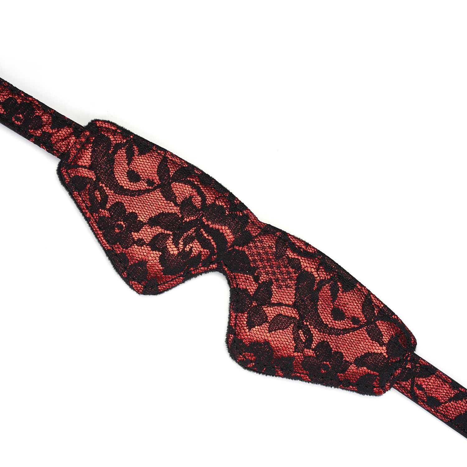 Маска на глаза Liebe Seele Victorian Garden Blindfold (черный с красным)