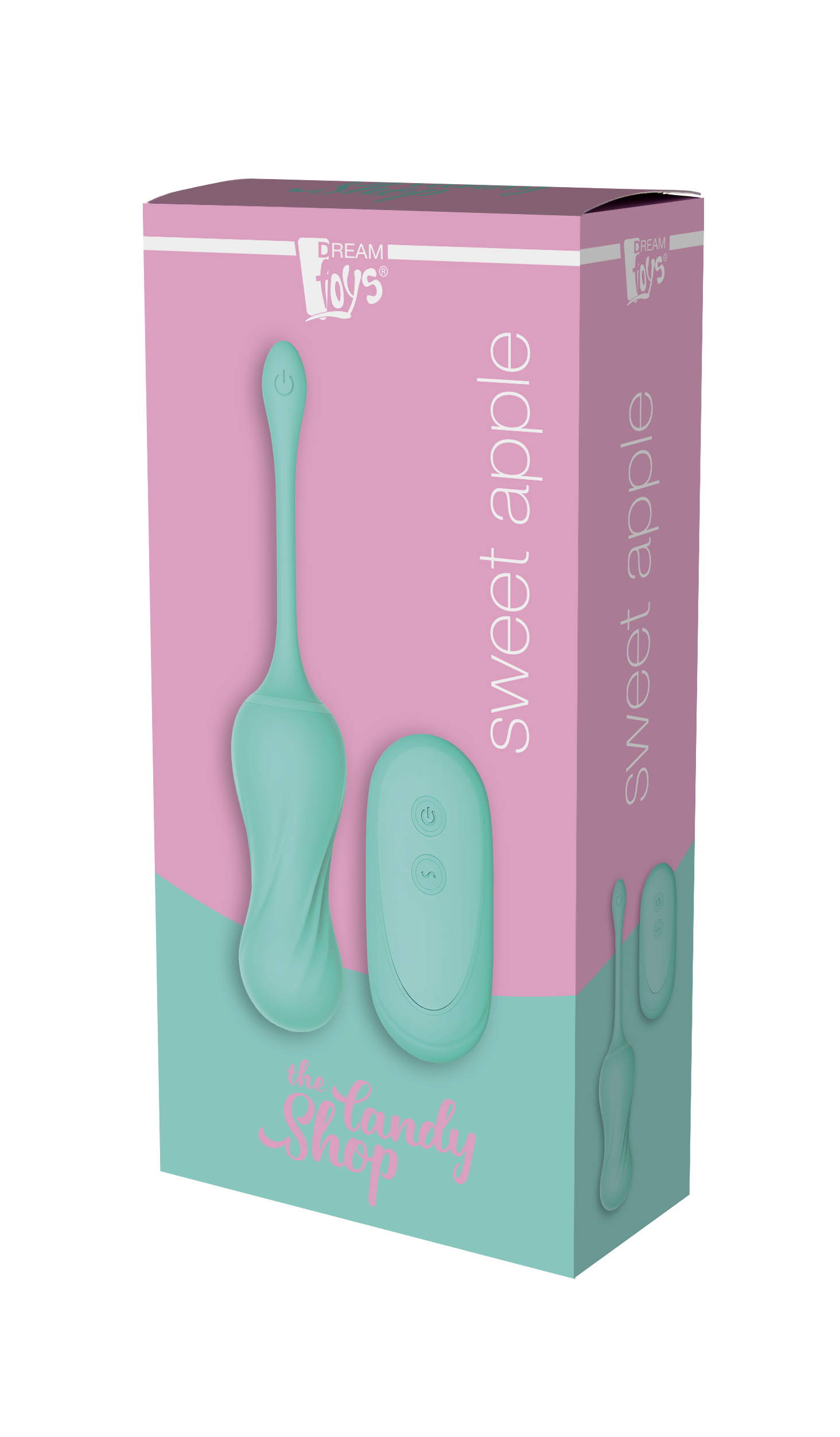Віброяйце Dream Toys The Candy Shop Sweet Apple, 17,8 см (м'ятний)
