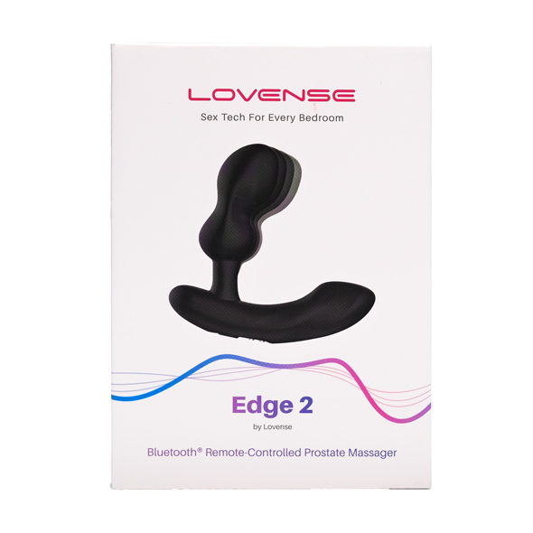 Stymulator prostaty Lovense Edge 2, 12,4 cm (czarny)