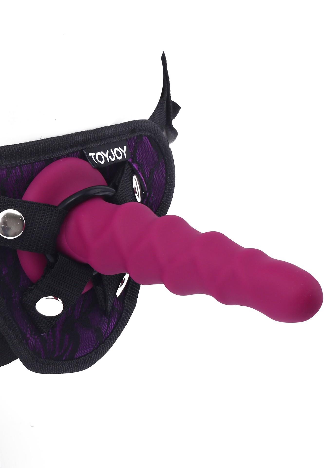 Фаллоимитатор ToyJoy Ribbed Dong 6 Inch, 16 см (розовый)
