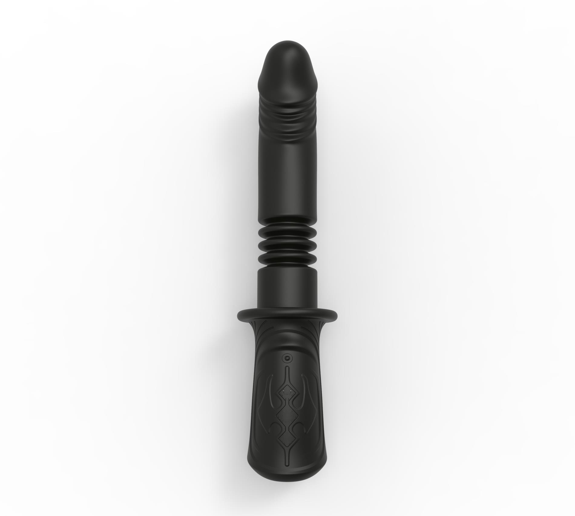 Вибратор B - Series Cute Thrusting, 27.5 см (черный)