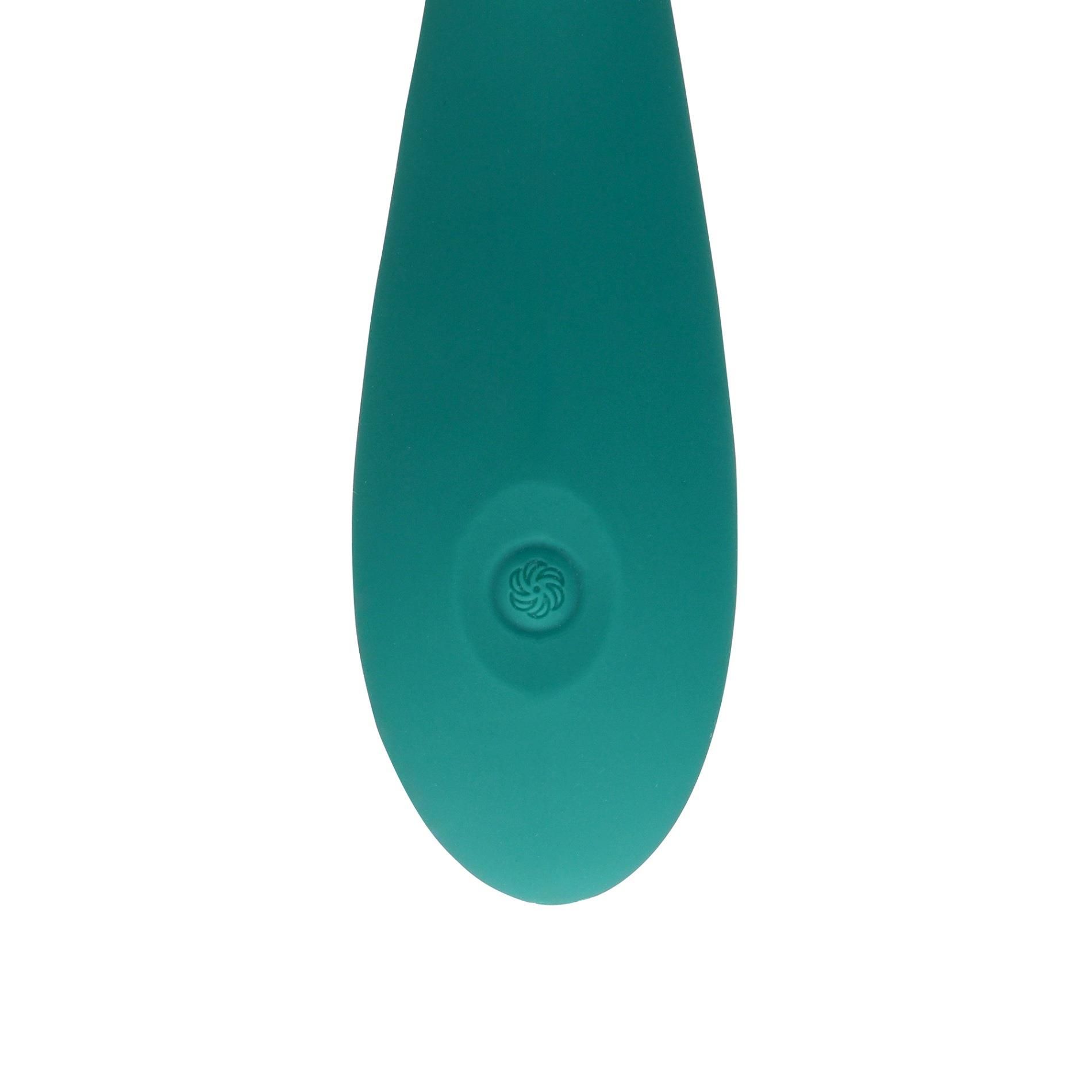 Вибратор Loveline G-Spot With Bead, 21.6 см (зеленый)