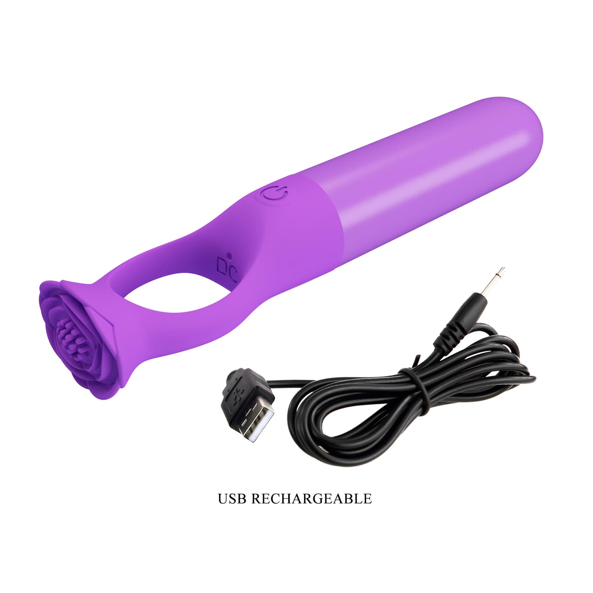 Мини-вибратор Pretty Love uper Power Gianna, 11.5 см (фиолетовый)