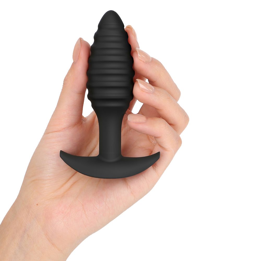 Анальна пробка Dorcel Spiral Plug, 10,6 см (чорний)