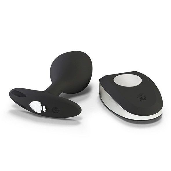 Анальна пробка Mystim Buttplug Rocking Force Vibe, 9,5 см (чорний)