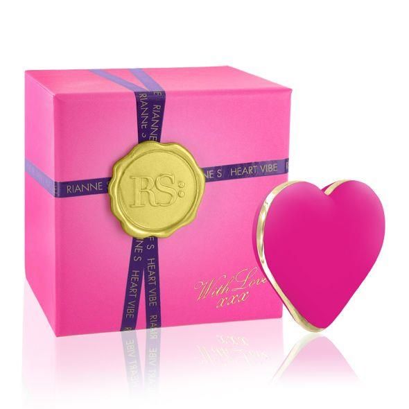 Вибратор Rianne S Heart Vibe, 5,5 см (фуксия)