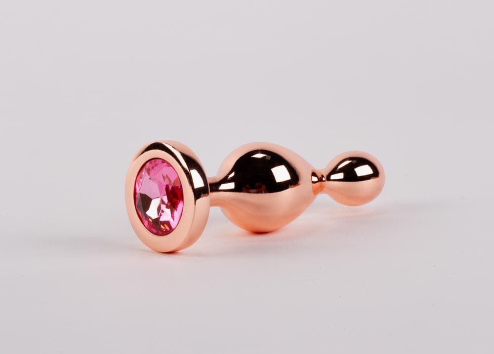 Korek analny X-Men Secret Shine Booty Call, 13 cm (złoto)
