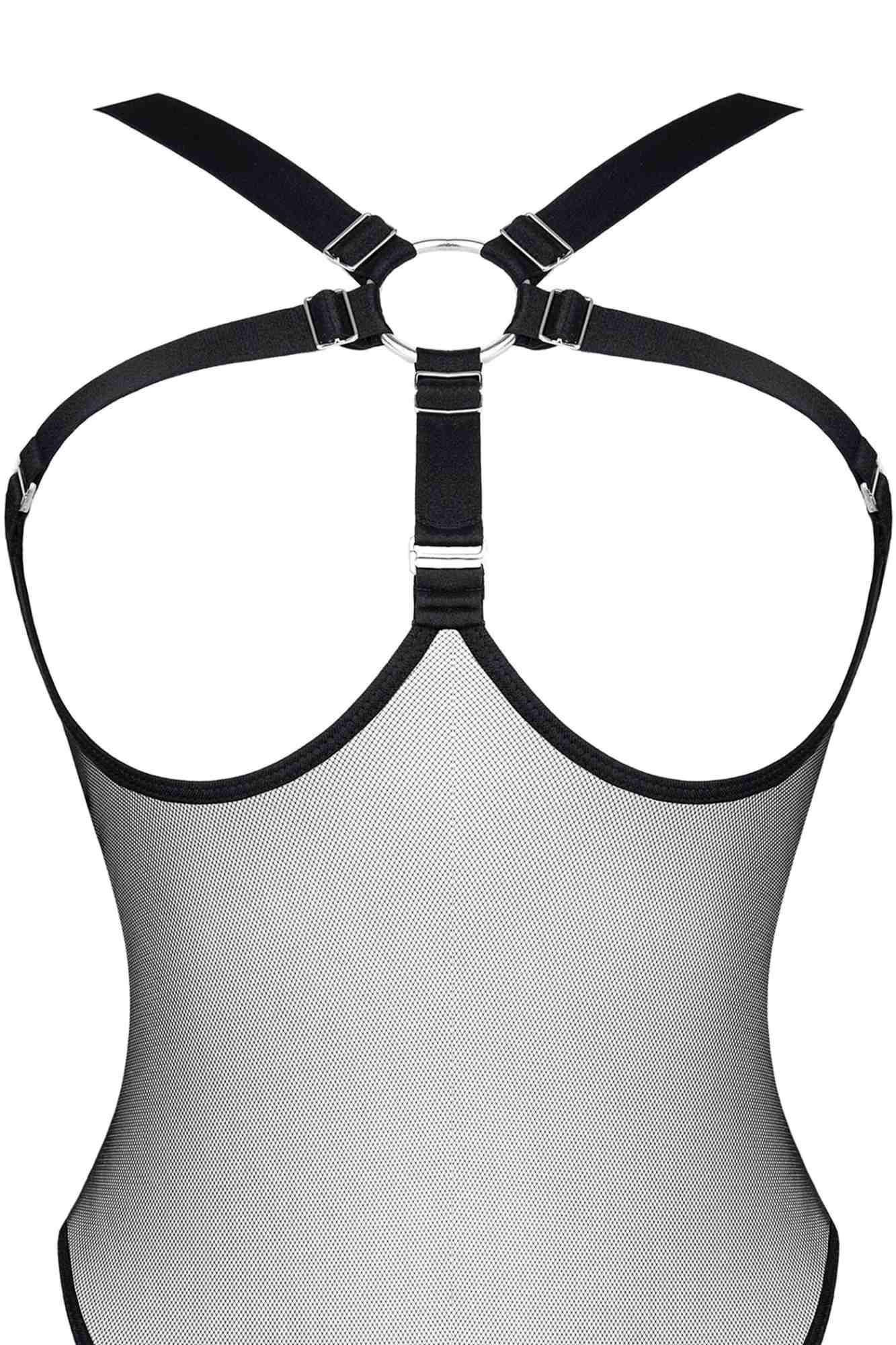 Боди LadyX Abril, XL (черный)